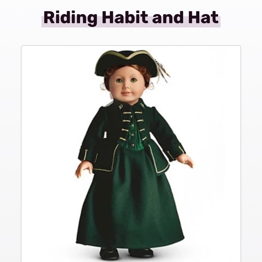 American girl, Felicity riding outfit